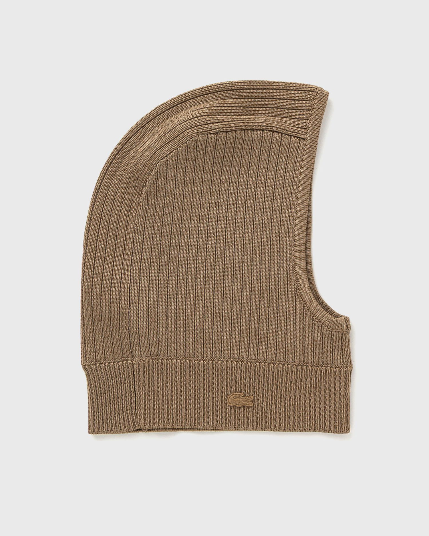 Шапка Lacoste Lacoste Ribbed Knit Balaclava Кафяво | RB3788-52I, 0