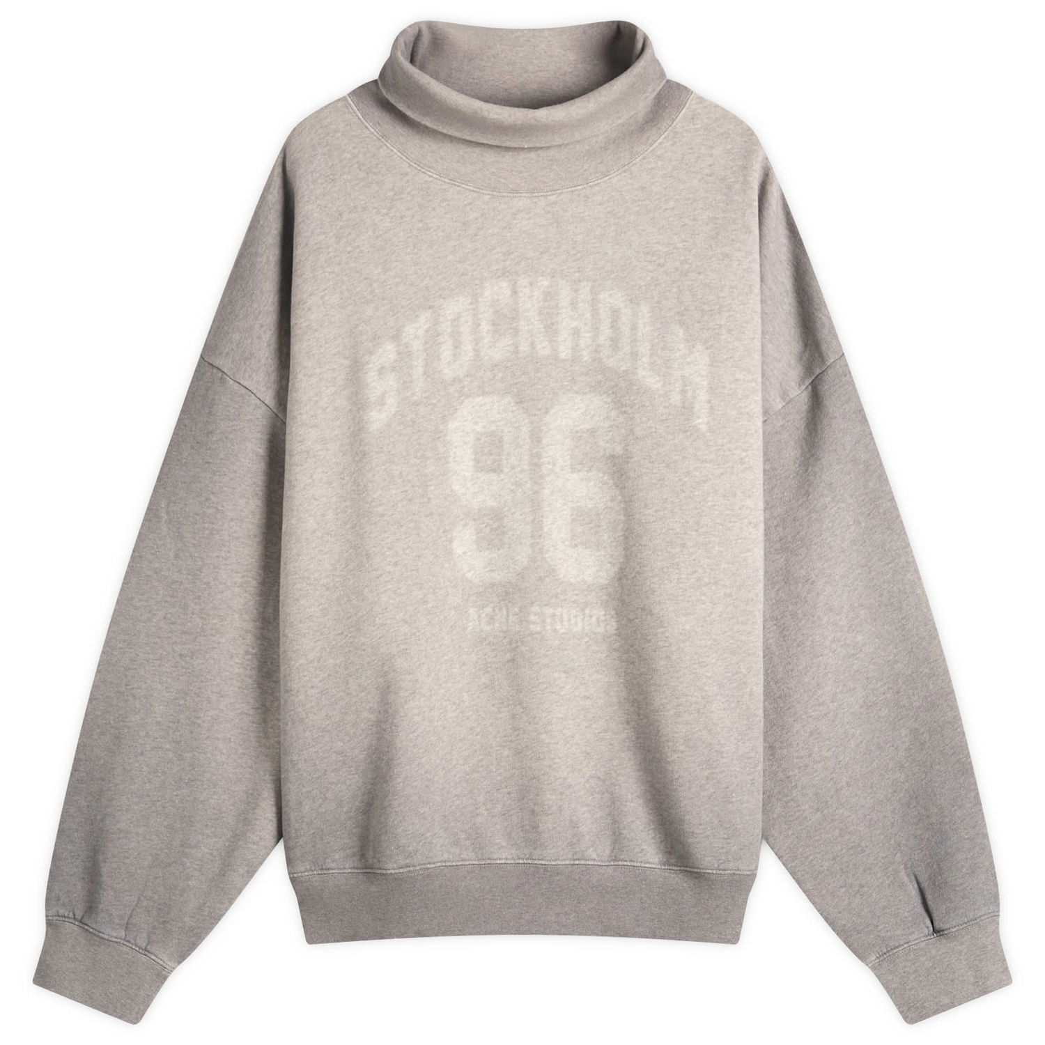 Суитчър Acne Studios Fady College High Neck Sweatshirt, Size Large Сиво | AI0166-990, 1