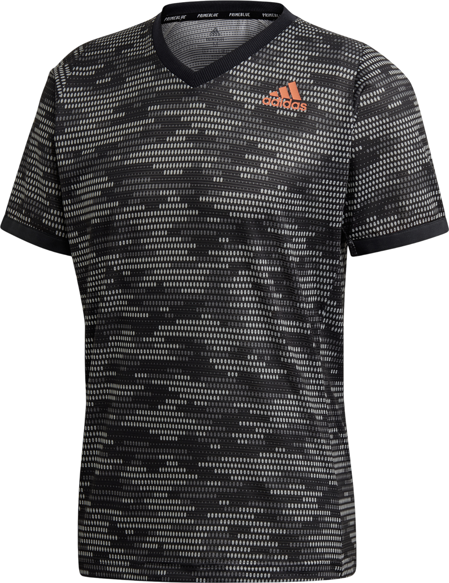 Тениска adidas Originals Freelift Primeblue Short Sleeve Dotted Pattern V-Neck T-Shirt Многоцветен | fk0810, 0
