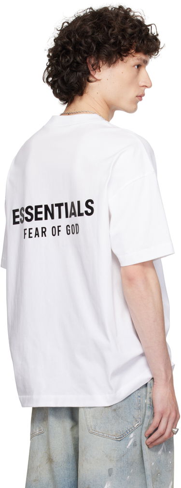 Тениска Fear of God ESSENTIALS Classic Short Sleeve T-Shirt Бяло | 125AS254192F, 2