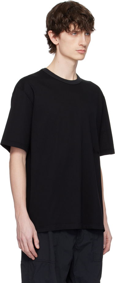 Тениска Stone Island Stone Island Textured Mercerized Cotton Jersey T-Shirt Черно | K1S15 2100038 S0175, 1