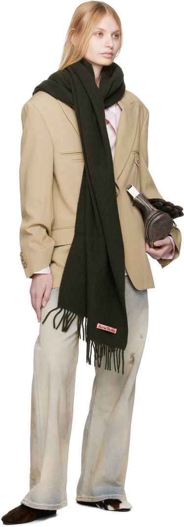 Шал Acne Studios Wool Scarf Жълто | CA0210-, 2