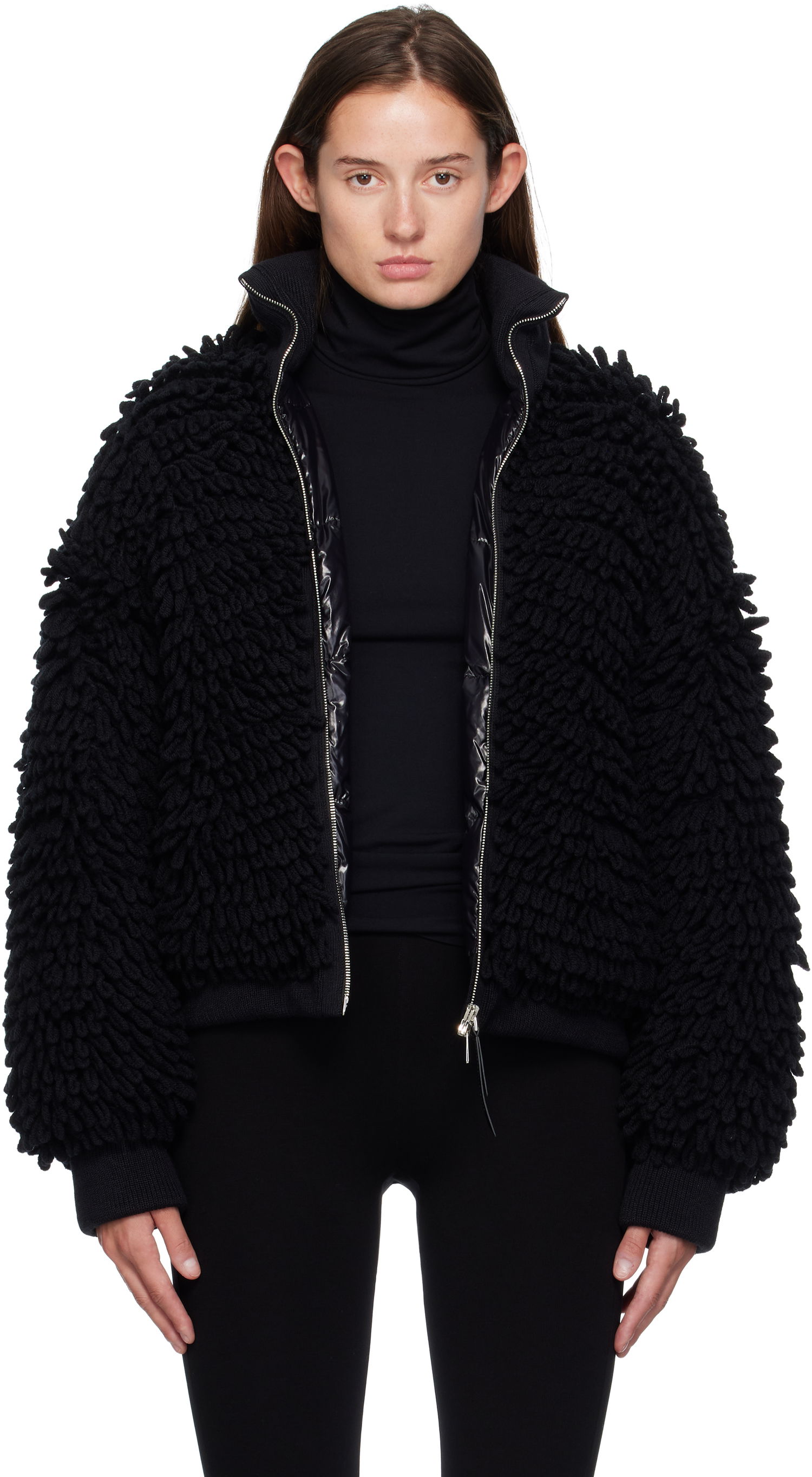 Яке Moncler EE72 Cardigan Down Jacket Черно | K24039B00004M6567, 0