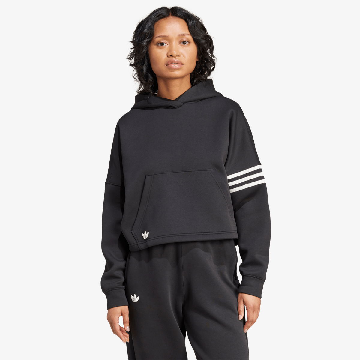Суитчър adidas Originals NEUCL HOODIE Черно | IW5607, 0
