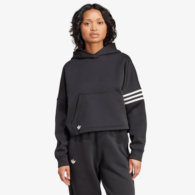 Суитчър adidas Originals NEUCL HOODIE Черно | IW5607