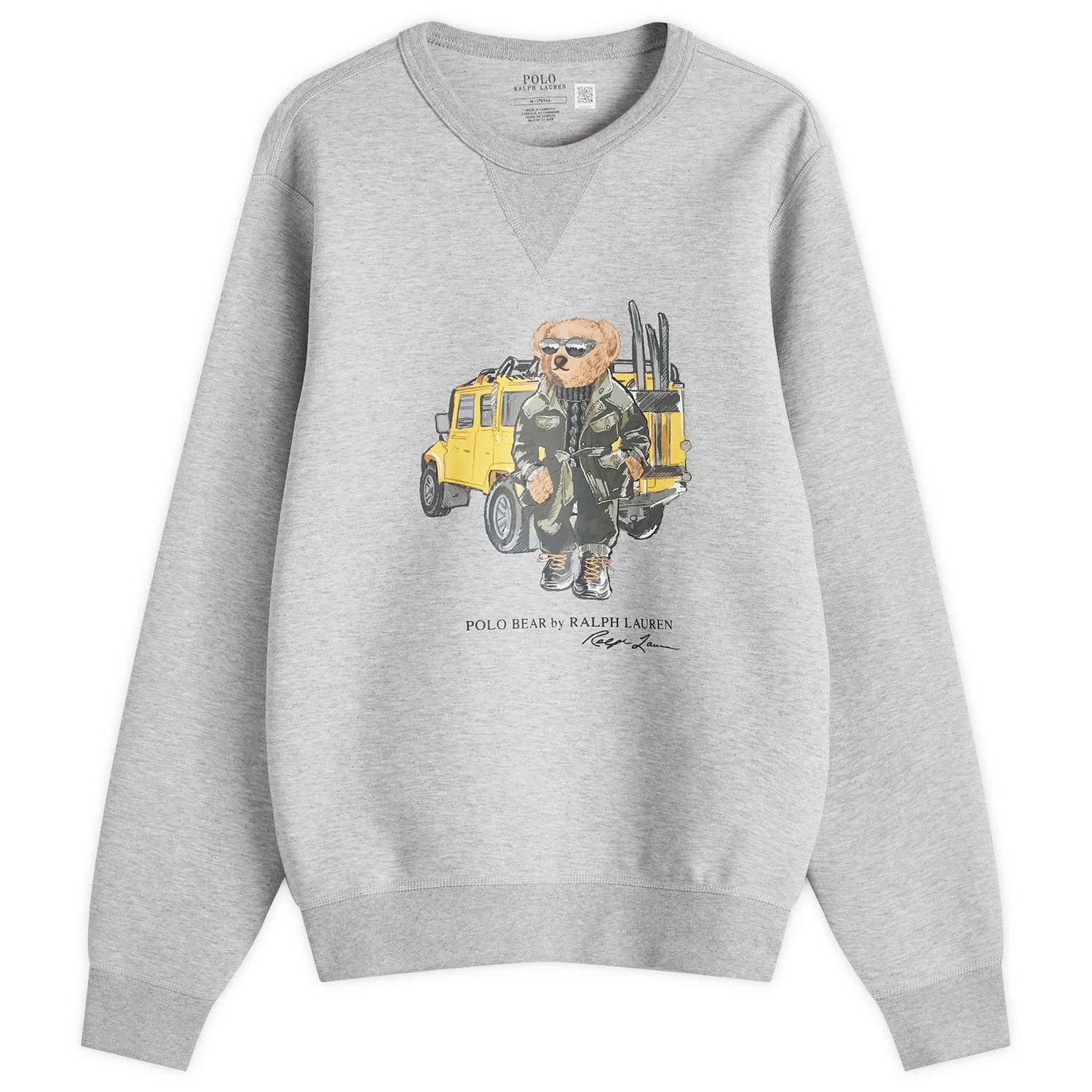 Суитчър Polo by Ralph Lauren Defender Bear Graphic Sweatshirt Сиво | 710958195001, 0