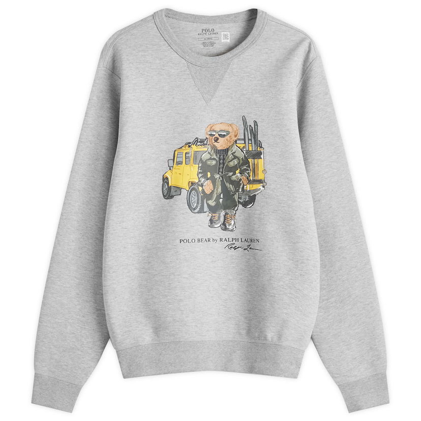 Суитчър Polo by Ralph Lauren Defender Bear Graphic Sweatshirt Сиво | 710958195001