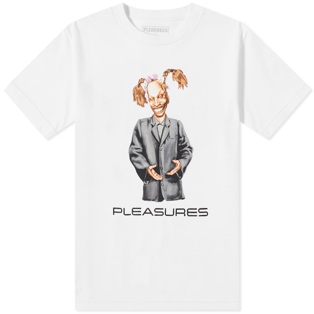 Тениска Pleasures Mask Tee Бяло | P22F047-WHT, 0