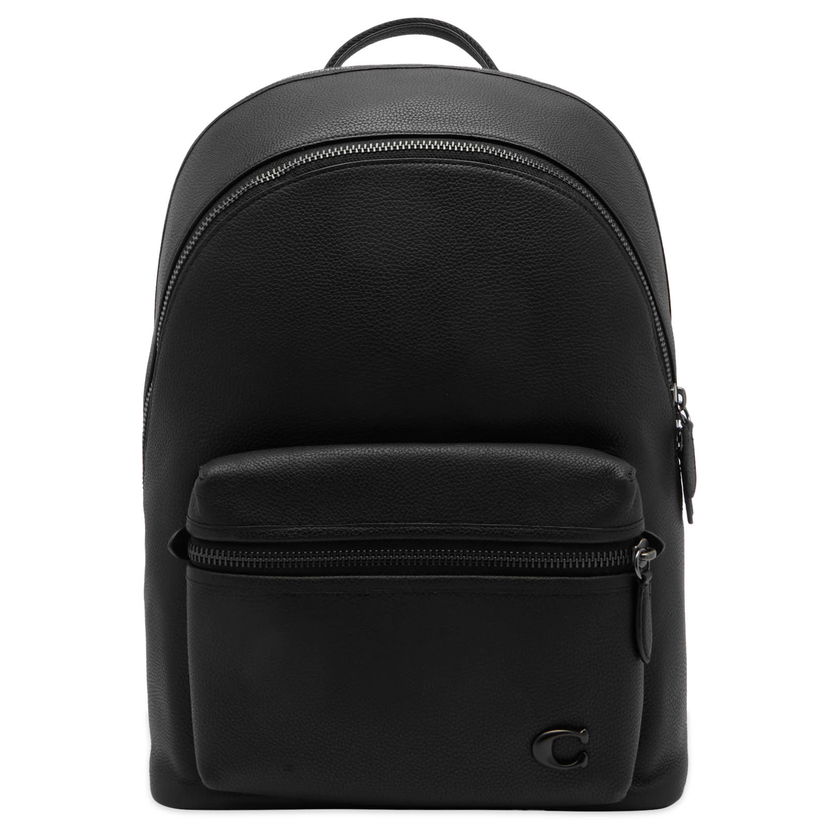 Раница Coach Pebble Leather Backpack Черно | CP161-BLK