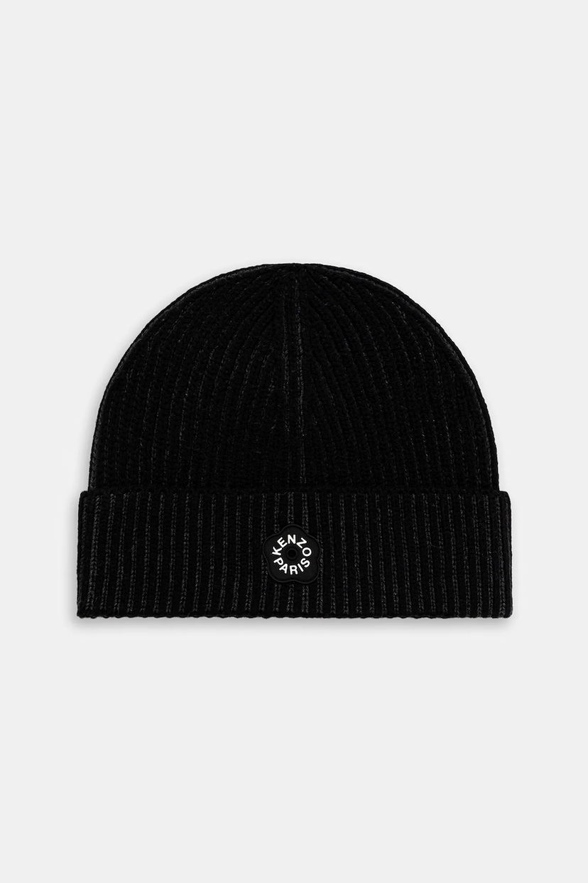 Шапка KENZO Kenzo Ribbed Beanie Черно | FF68BU200KWA