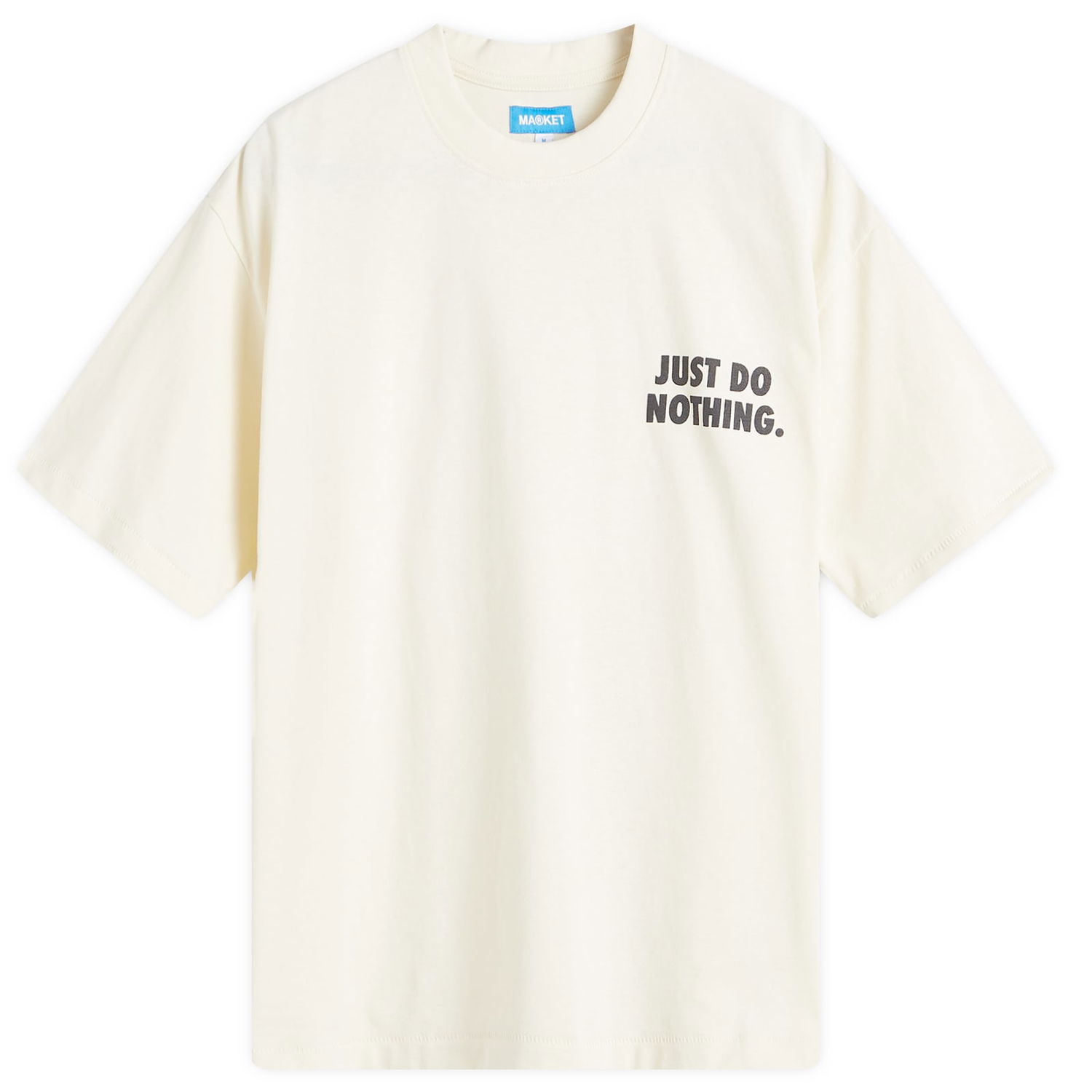 Тениска MARKET Just Do Nothing Fall Бяло | 399001952-ERU, 0