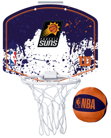 Спортна екипировка Wilson Tennis Phoenix Suns NBA Team Mini Hoop Лилаво | wtb1302px, 0