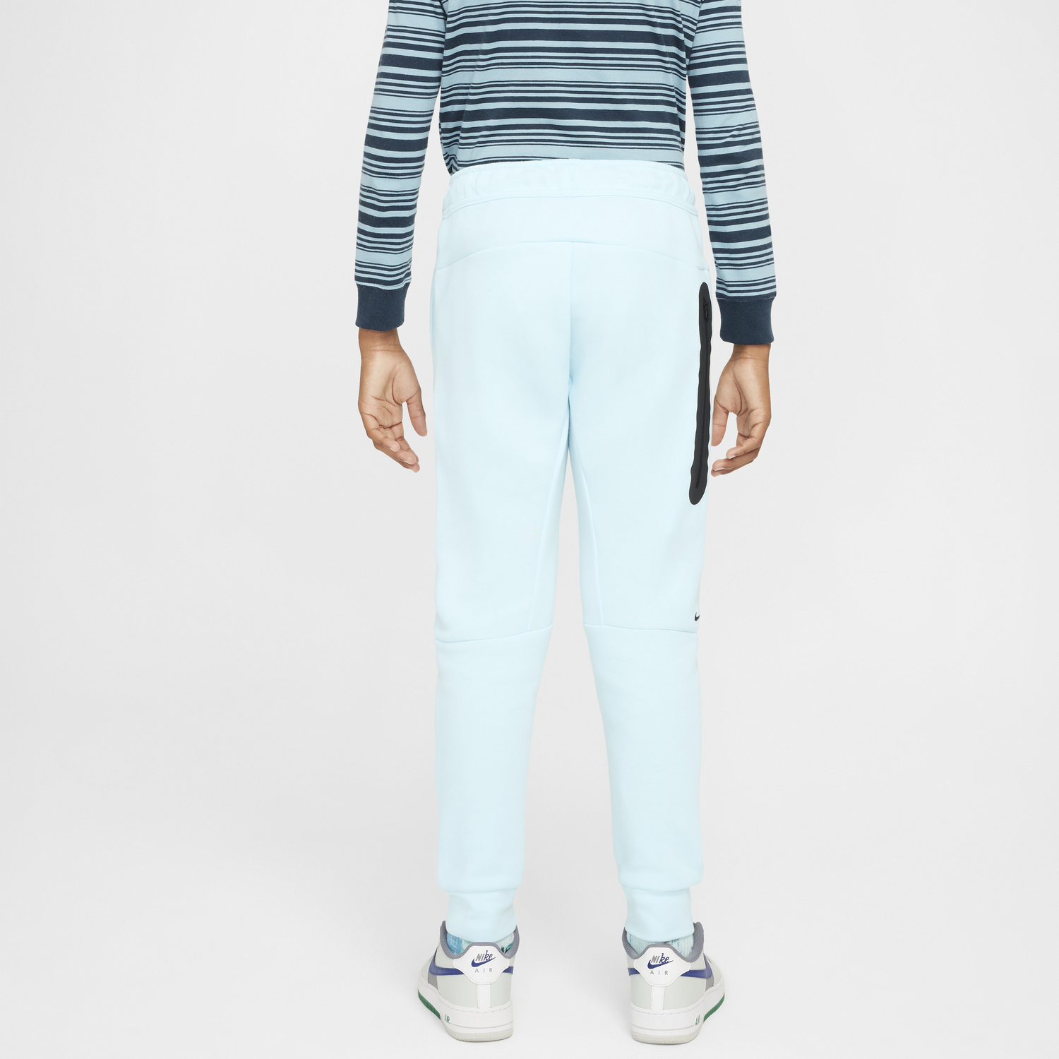 Спортни панталони Nike Nike Sportswear Tech Fleece Older Kids' Pants Синьо | HV5869-474, 1