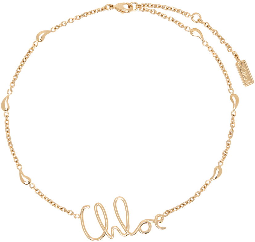 Колие CHLOÉ Chloé Gold 'The Chloé Iconic' Necklace Жълто | CHC24AFO64CB7