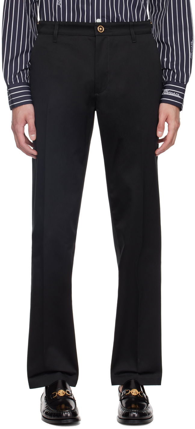 Панталони Versace Black Medusa Biggie Trousers Черно | 1010583_1A01718, 0