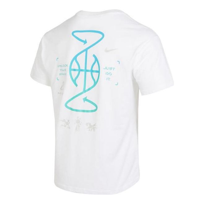 Тениска Nike Sportwear Basketball Graphic T-Shirt Бяло | FJ7227-100, 0