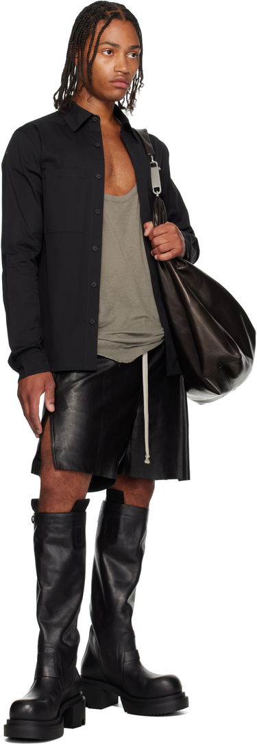 Чанта през рамо Rick Owens Rick Owens Concordians Cropped Gemini Shoulder Bag Черно | RA02E0728 LBU, 3