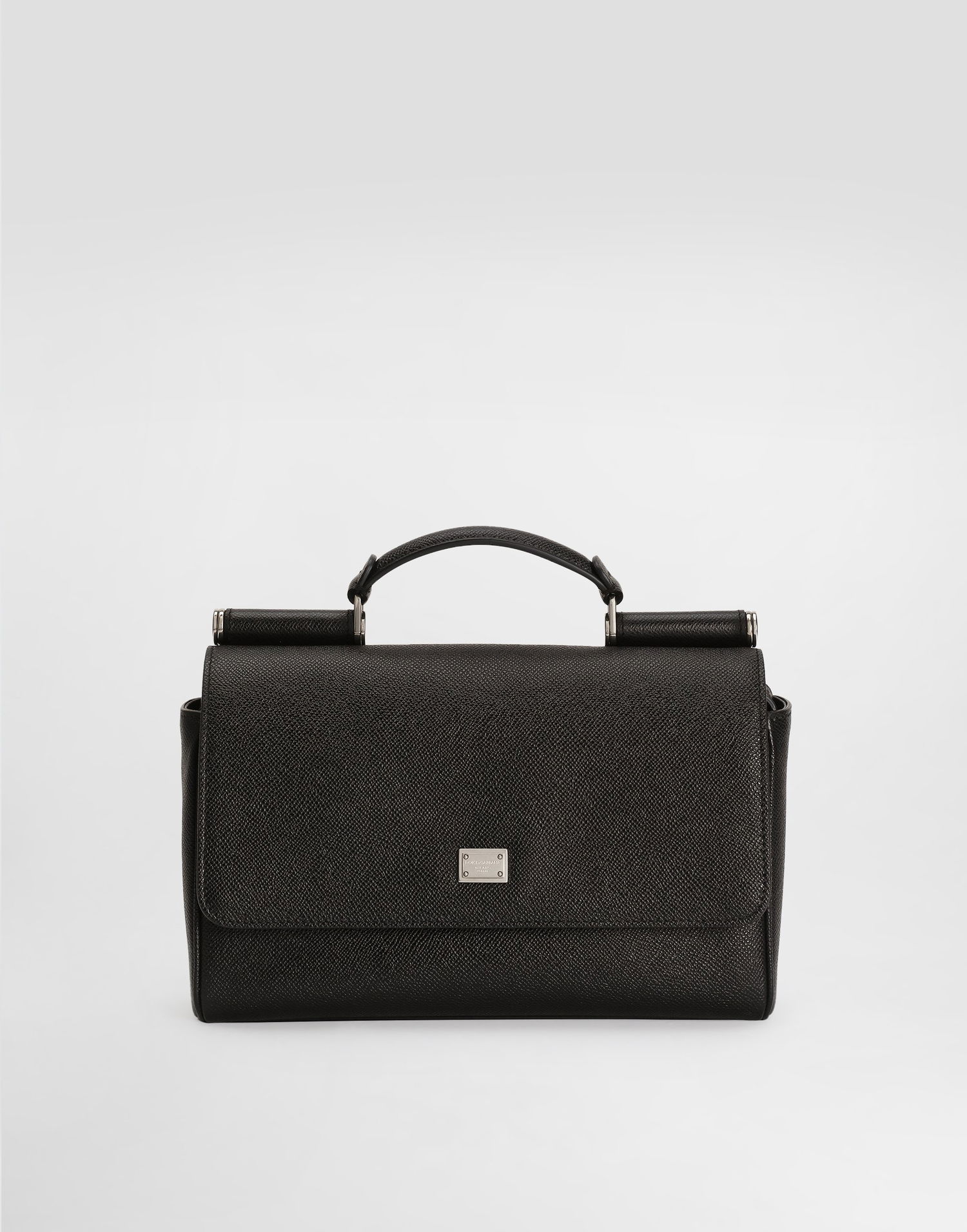 Дамска чанта Dolce & Gabbana Dolce & Gabbana Sicily Calfskin Crossbody Bag Черно | BM2516BG06580999, 0