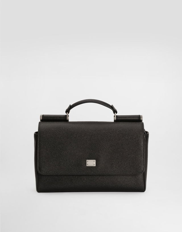 Dolce & Gabbana Sicily Calfskin Crossbody Bag