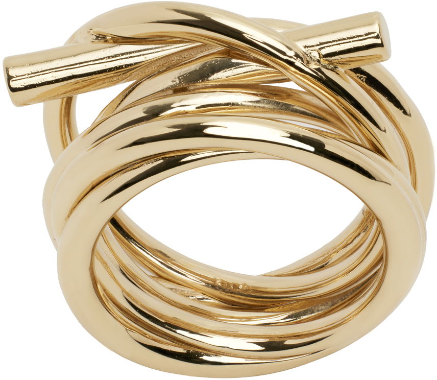 Пръстен FERRAGAMO Ferragamo Gancini Ring Бежово | 751905, 0