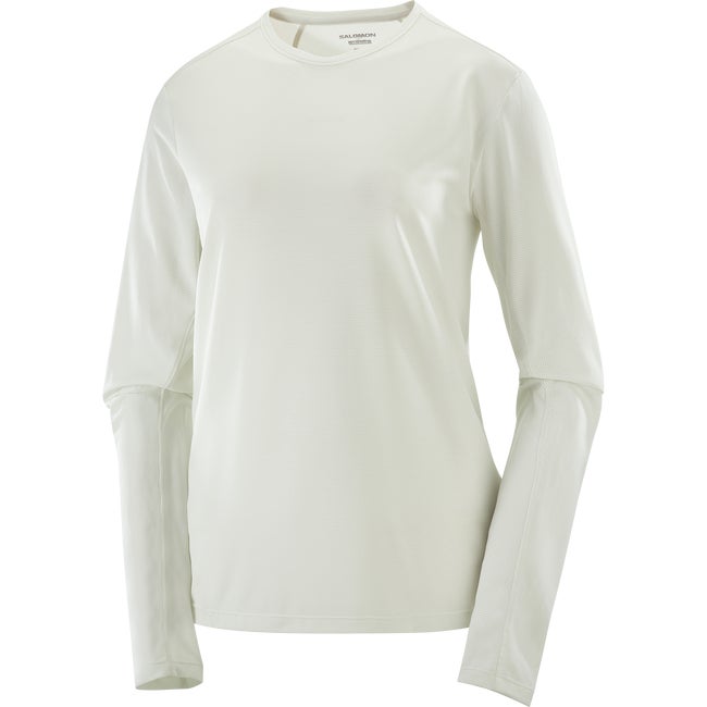 Тениска Salomon Shakeout Core Long Sleeve T-Shirt Бяло | LC2476800, 1