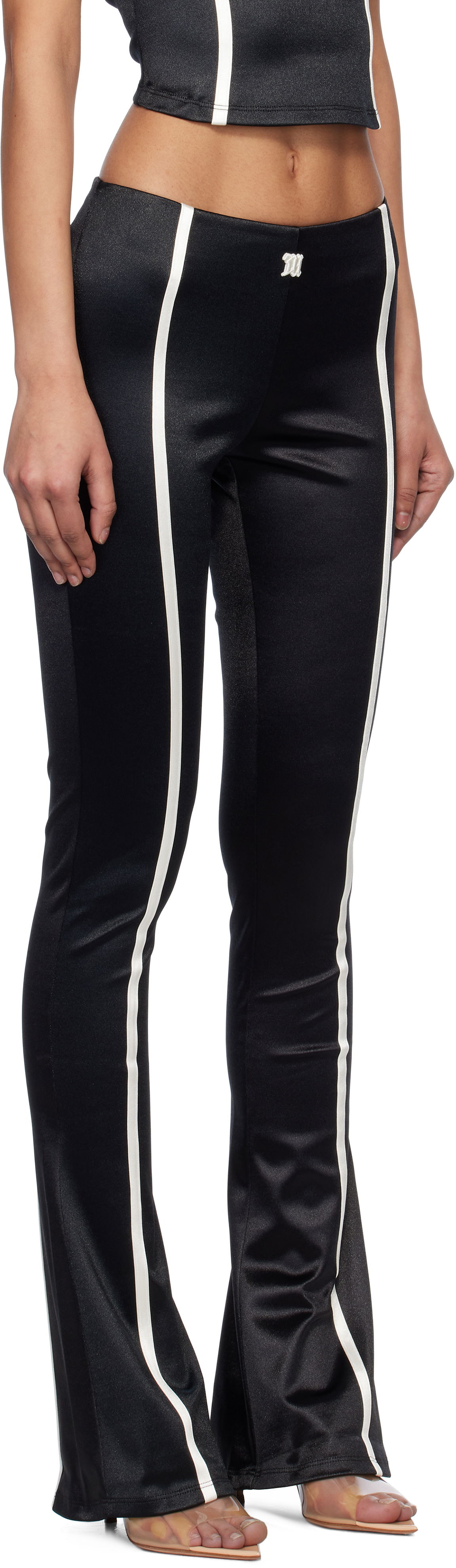 Клинове MISBHV MISBHV St Germain Flared Leggings Черно | 250W302, 1
