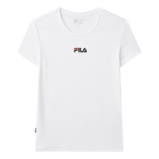 Тениска FILA Casual Short Sleeve T-Shirt Бяло | F51W018154F-WT