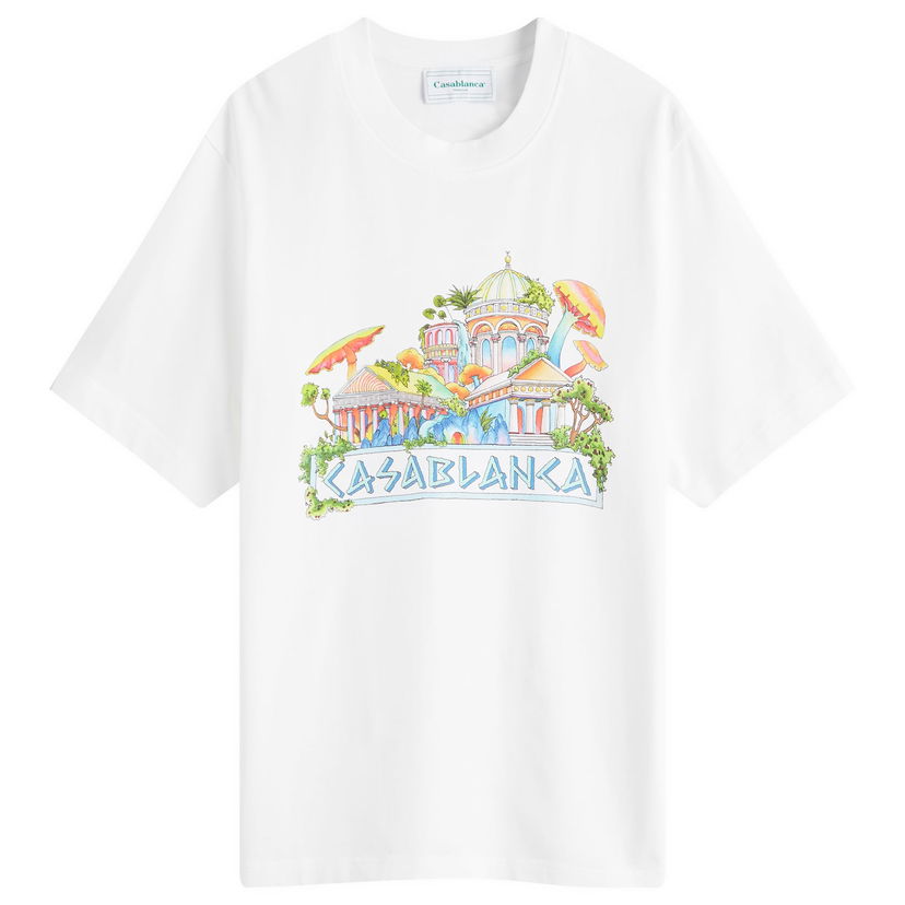 Тениска Casablanca The Road To Knowledge Graphic T-Shirt Бяло | MF24-JTS-001-02