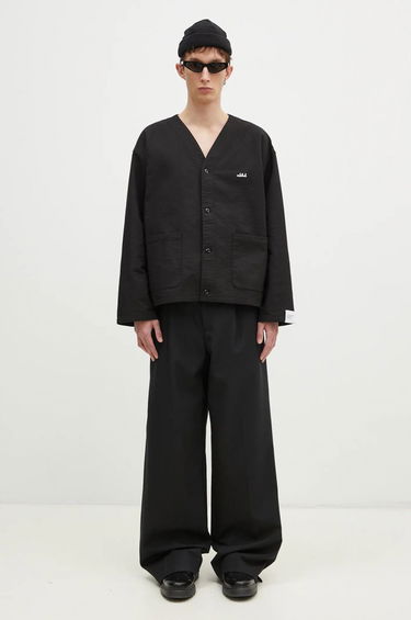 Пуловер Neighborhood NEIGHBORHOOD Regular Fit V-Neck Cardigan Черно | 242SPNH.SHM05, 4