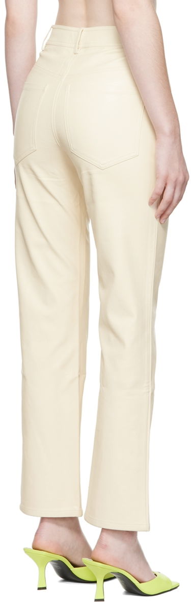 Панталони Miaou Miaou Junior Faux-Leather Pants Бежово | 1010-CL-CRE-PU, 2