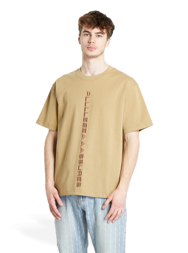 Тениска Pleasures Drag Heavyweight T-Shirt Бежово | P23W034 BEIGE