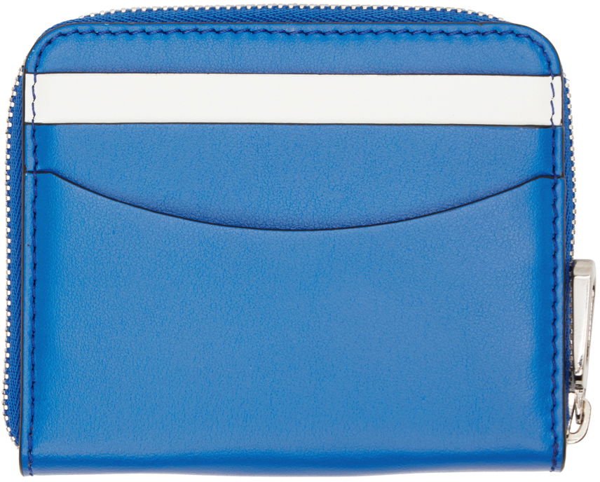 Портфейл JW Anderson Blue & White Coin Wallet Синьо | AC0355-LA0020, 1