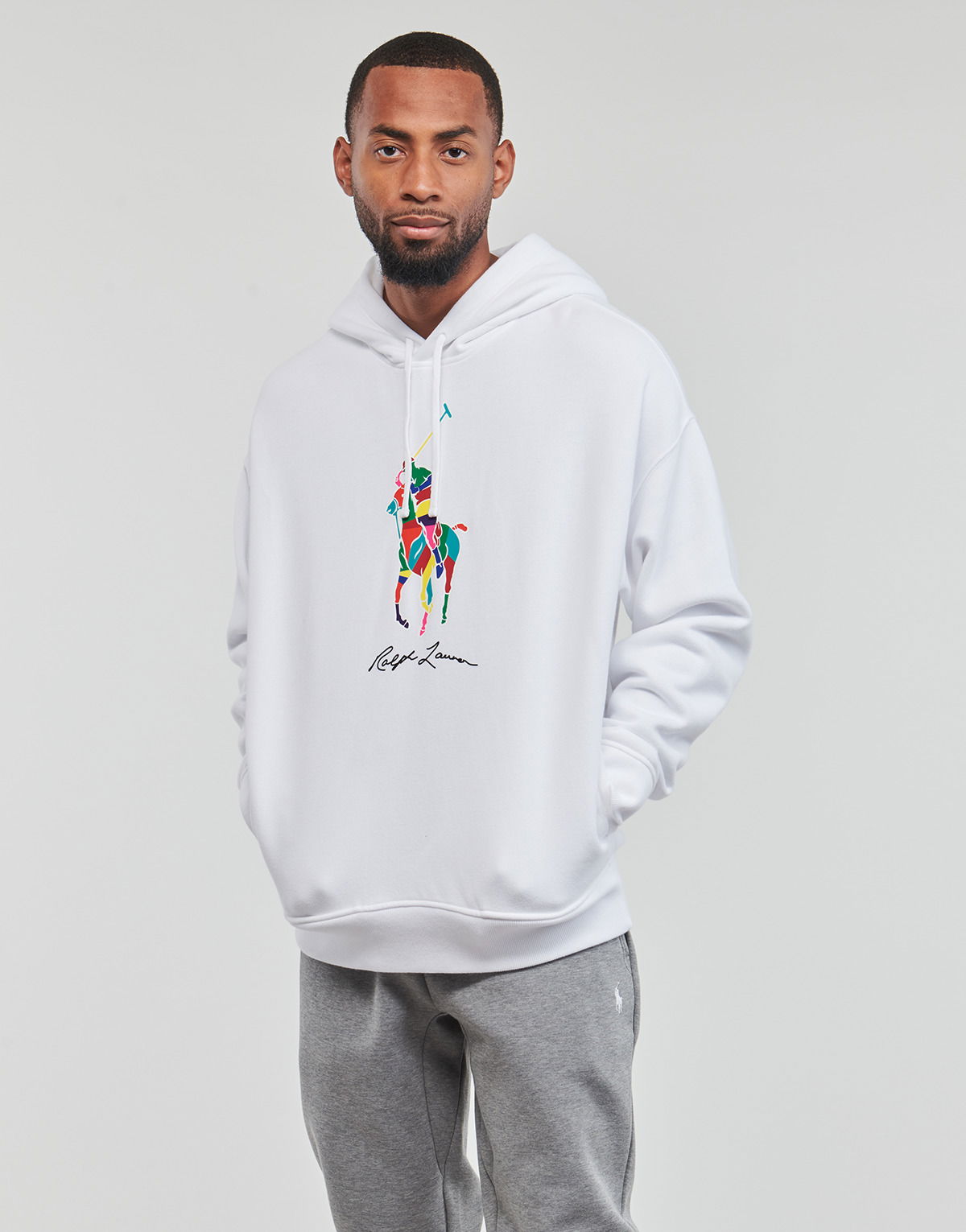 Суитчър Polo by Ralph Lauren Polo Pony Print Jersey Hoodie Бяло | 710926613001, 0