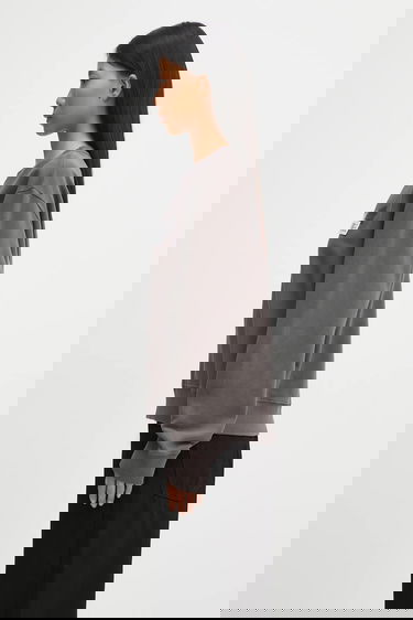 Суитчър Maison Margiela MM6 Maison Margiela Crewneck Sweatshirt with Appliqué Сиво | S62GU0143.M25024.810, 1