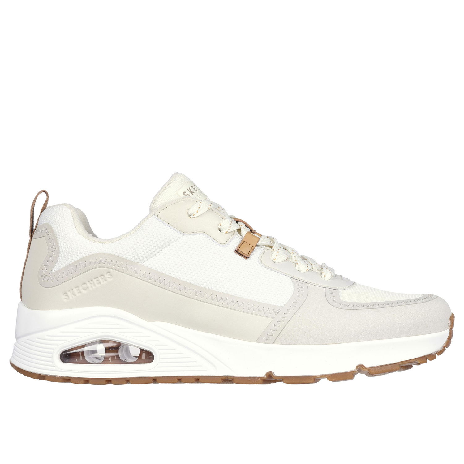 Кецове и обувки Skechers Uno Бежово | 183010-OFWT, 0