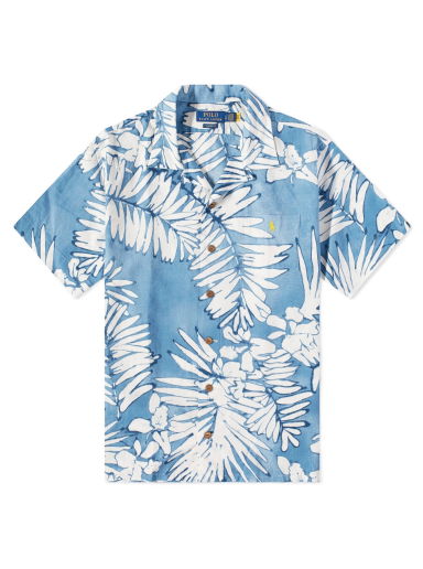 Риза Polo by Ralph Lauren Palm Batik Vacation Тюркоазено | 710903848001