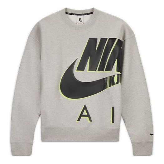 Пуловер Nike Air x Kim Jones Logo Print Crew Neck Sweater Сиво | DD0693-050, 0