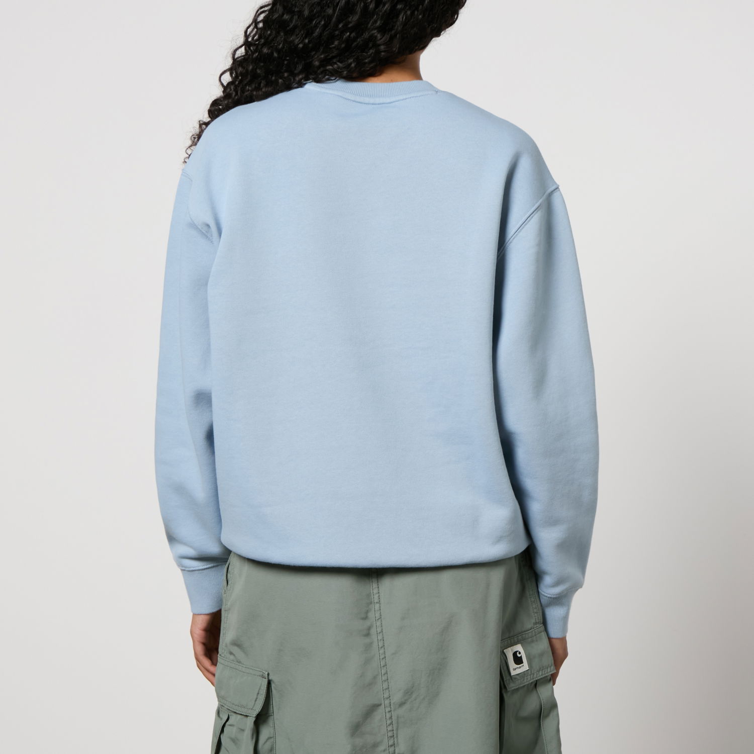 Суитчър Carhartt WIP Misty Sky Sweatshirt Синьо | I033647, 1