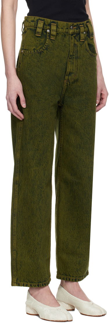 Дънки Eckhaus Latta Eckhaus Latta Baggy Jeans Зелено | 555-EL-PS25-B -, 1