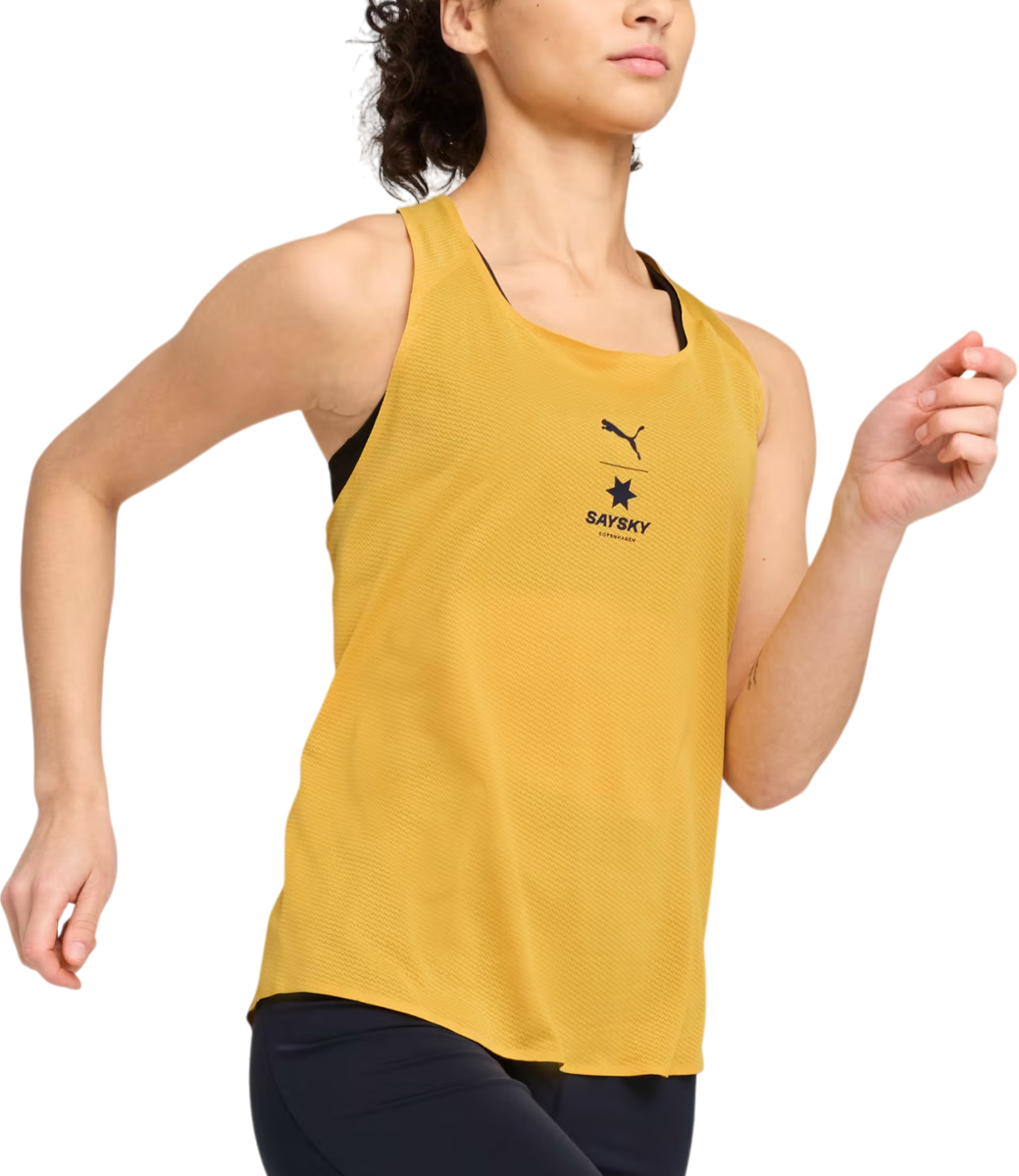 Потник Puma Saysky Women's Running Tank Top Жълто | 526838-62, 0