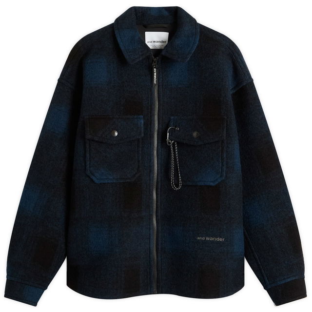 Shaggy Wool Zip Jacket, Size Small