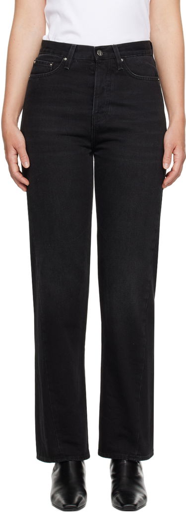 Дънки TOTEME TOTEME Twisted Seam Denim Jeans Черно | 231-240-744, 0
