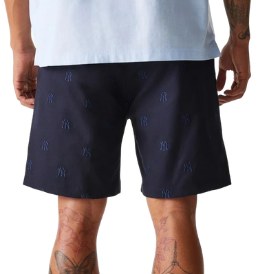 Къси панталони New Era New Era MLB New York Yankees Monogram Shorts Тъмно синьо | 60667820-60667820, 1