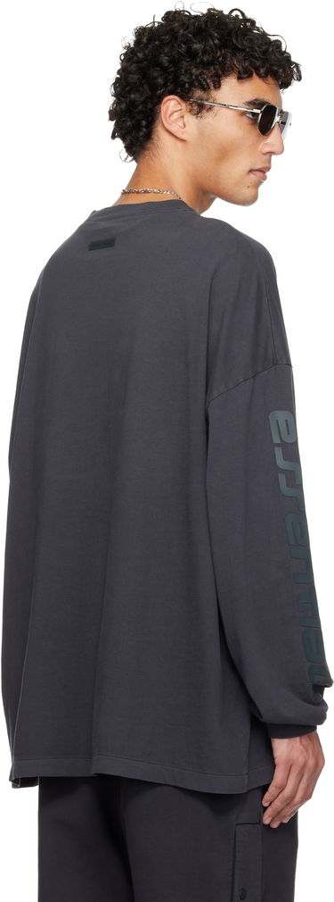 Тениска Fear of God Fear of God ESSENTIALS Holiday 90s Long Sleeve T-shirt Сиво | 125HO254571F, 2
