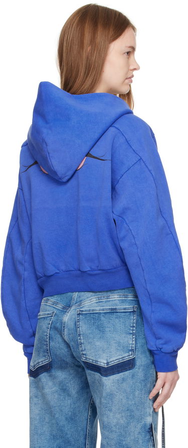 Суитчър Ottolinger Ottolinger Multiline Zip Hoodie Синьо | 115-600415-03, 2