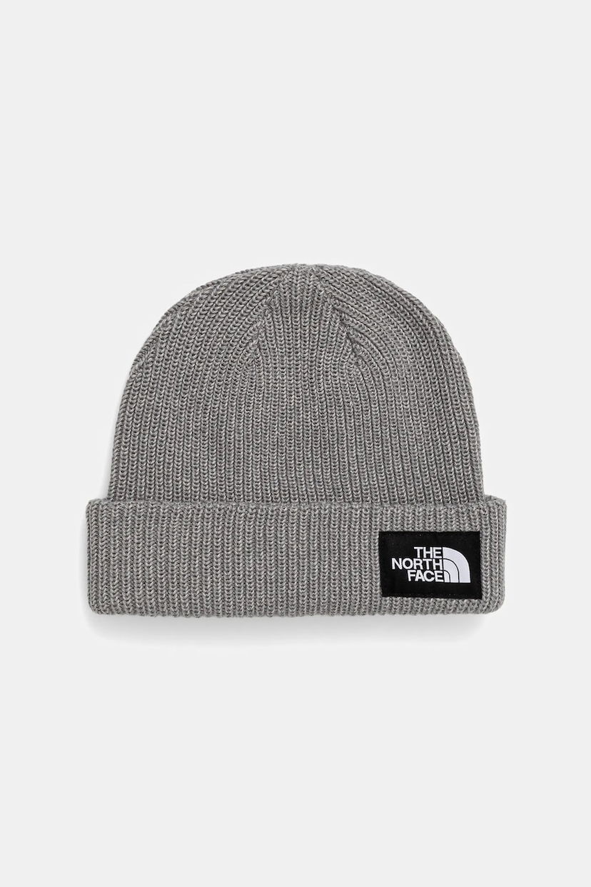 Шапка The North Face Ribbed Knit Salty Lined Beanie Сиво | NF0A8CGZDYX1