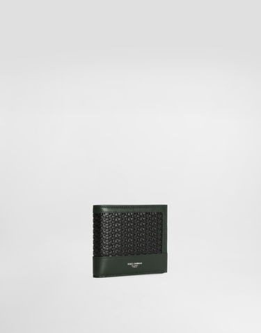 Портфейл Dolce & Gabbana Eel Skin Wallet With Laser Weave Onesize Зелено | BP1321AN41989868, 1
