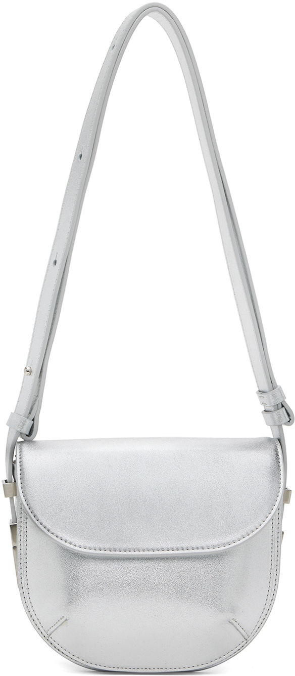 Чанта през рамо OSOI Leather Shoulder Bag Металик | 23FB030-11-05, 0