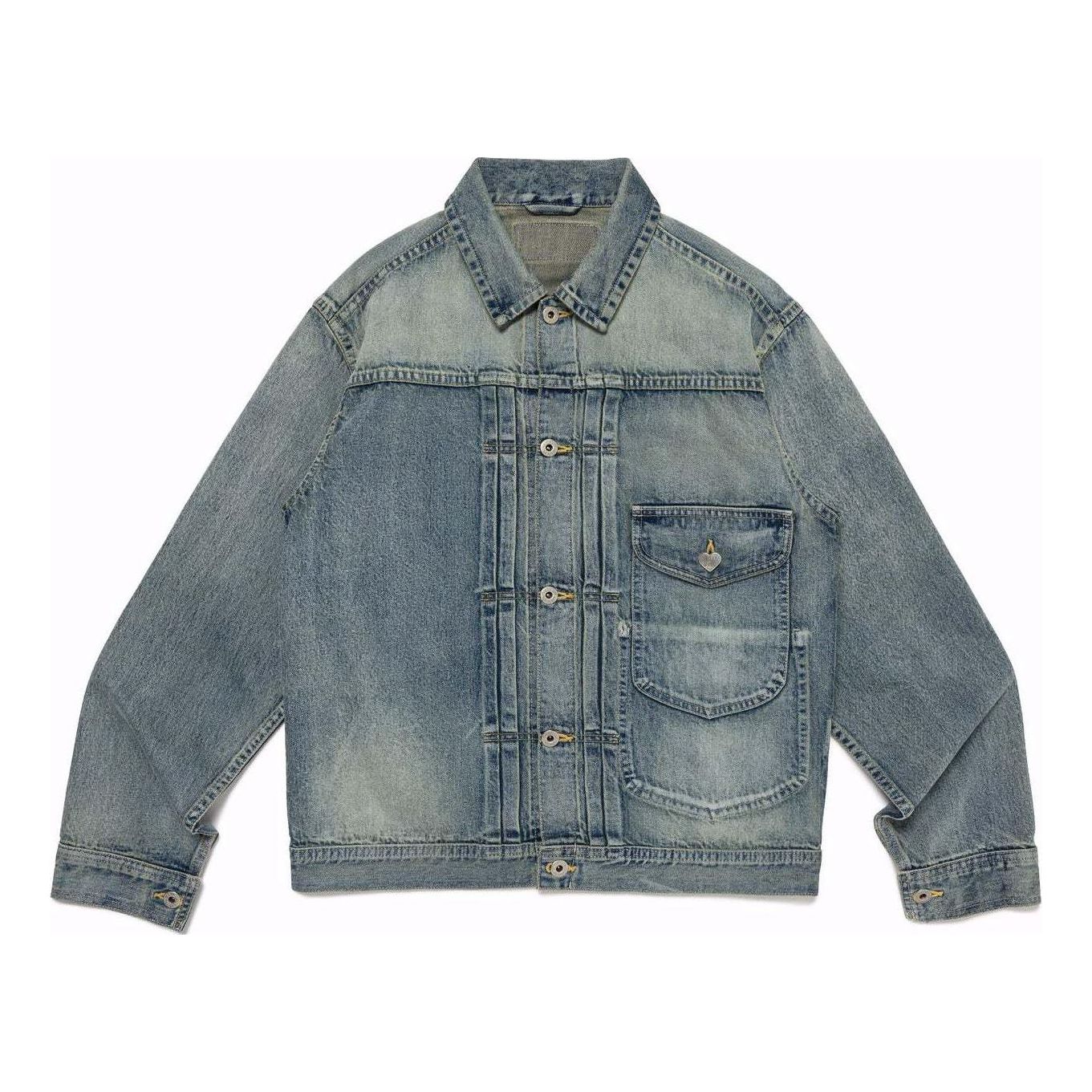Яке Human Made HUMAN MADE Work Denim Jacket Синьо | XX27JK012, 0