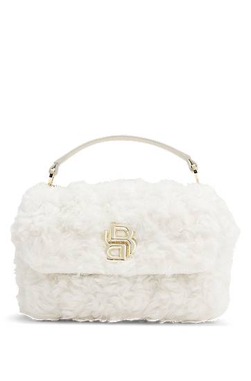 Чанта през рамо BOSS Teddy Shoulder Bag with Top Handle Бяло | 50552195